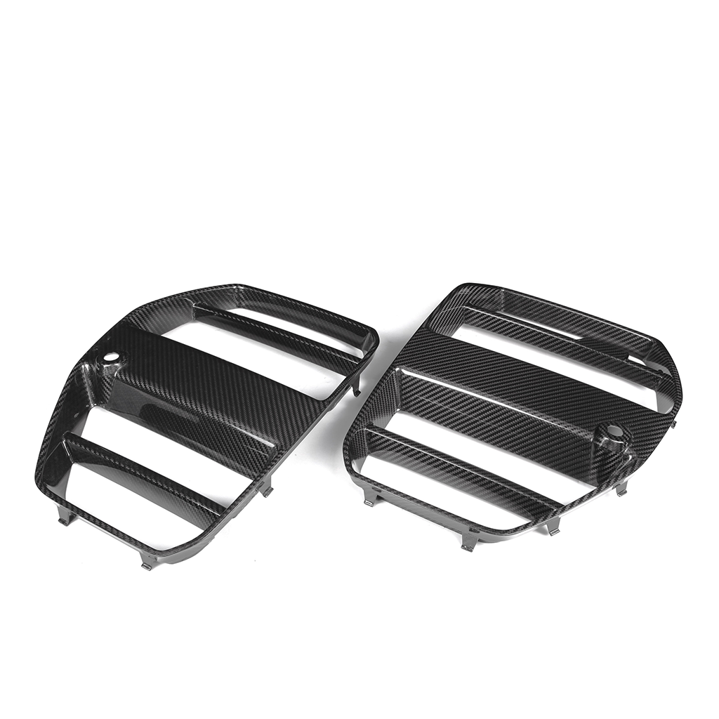 CarbonXtreme BMW G80 M3 G82 M4 Carbon Fiber Front Grille ST Style
