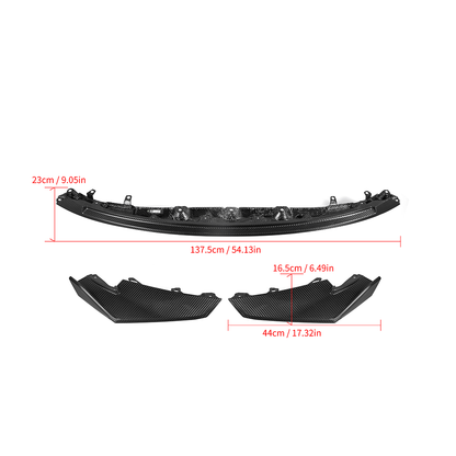 CarbonXtreme BMW G80 M3 G82 M4 Carbon Fiber Front Lip 2024 CS Style