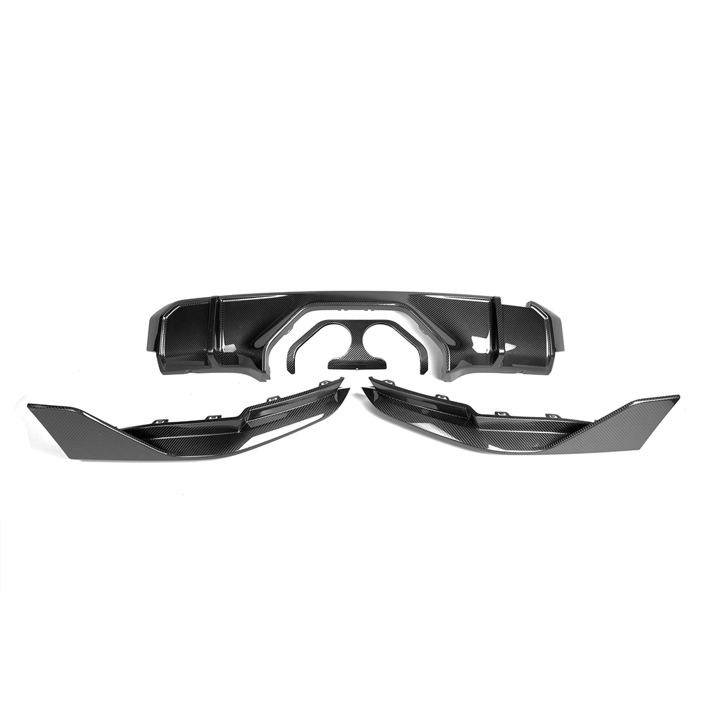 CarbonXtreme BMW G80 M3 G82 M4 MP Style Carbon Fiber Rear Diffuser Kit