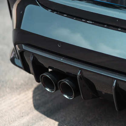 BMW G80 M3 G82 M4 OEM Style carbon fiber rear diffuser by CarbonXtreme

