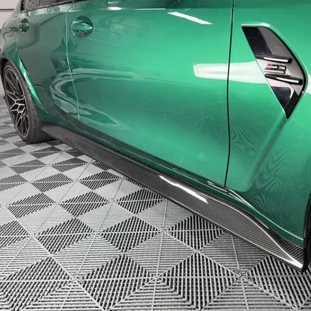 CarbonXtreme BMW G80 M3 G82 M4 OEM Style Carbon Fiber Side Skirts