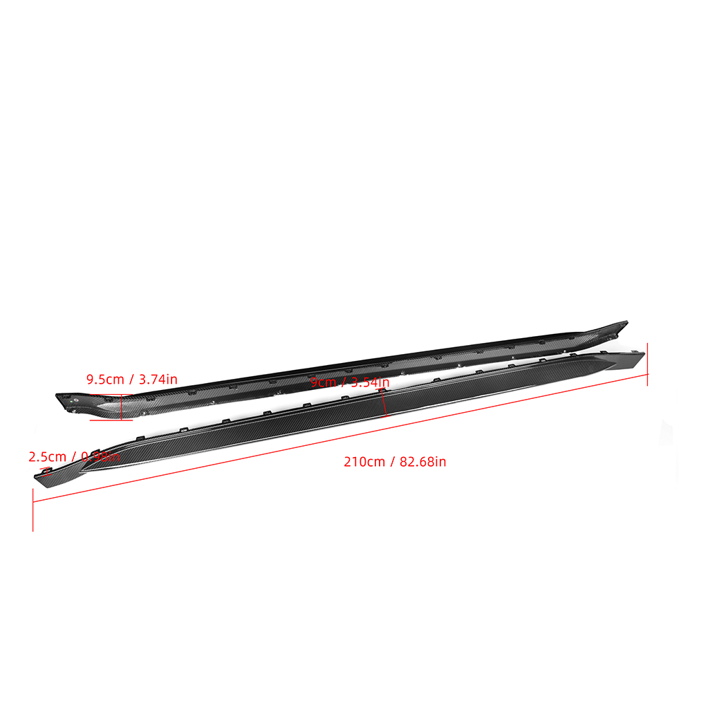 CarbonXtreme BMW G80 M3 G82 M4 OEM Style Carbon Fiber Side Skirts