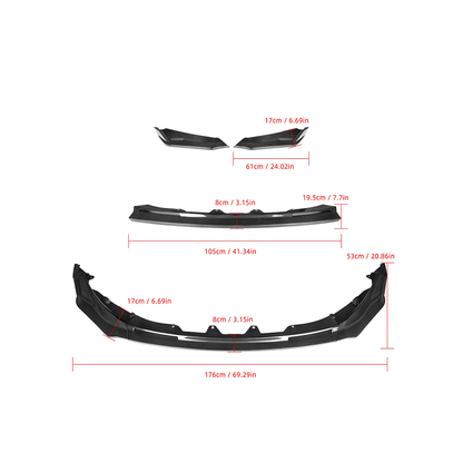 CarbonXtreme BMW G80 M3 G82 M4 V Style Carbon Fiber Front lips