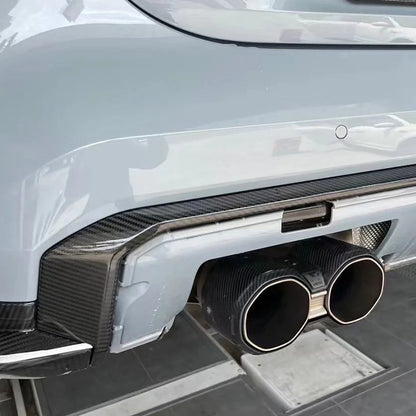 CarbonXtreme BMW G80 M3 M4 G82 Carbon Fiber Rear Diffuser Trim OEM Style
