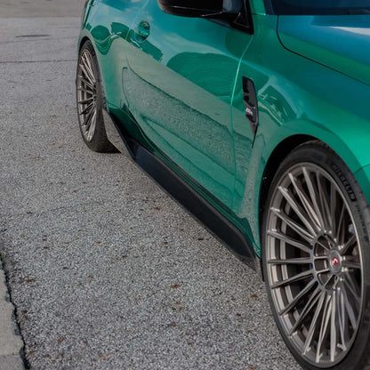 CarbonXtreme BMW G80 M3 MP Style Carbon Fiber Side Skirts