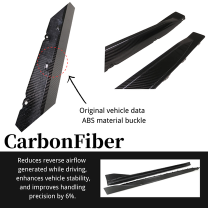 CarbonXtreme BMW G82 M4 MP Style Carbon Fiber Side Skirts