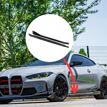 BMW G82 M4 MP Style Carbon Fiber Side Skirts