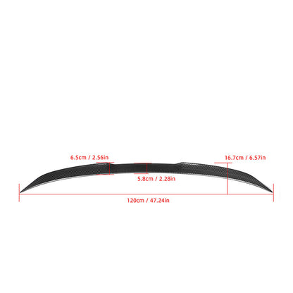 CarbonXtreme BMW G82 M4 M Style Carbon Fiber Rear Spoiler