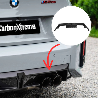 BMW G87 M2 CS Style carbon fiber rear diffuser by CarbonXtreme