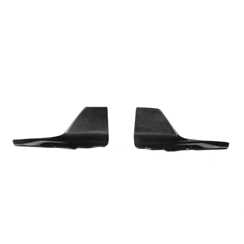 CarbonXtreme BMW G87 M2 Double Side Carbon Fiber Rear Bumper Splitters