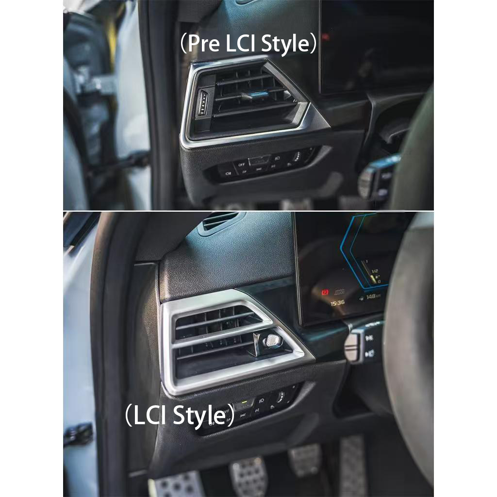 CarbonXtreme BMW G87 M2 LCI Carbon Fiber Dashboard Air Conditioning Outlet Vent Cover