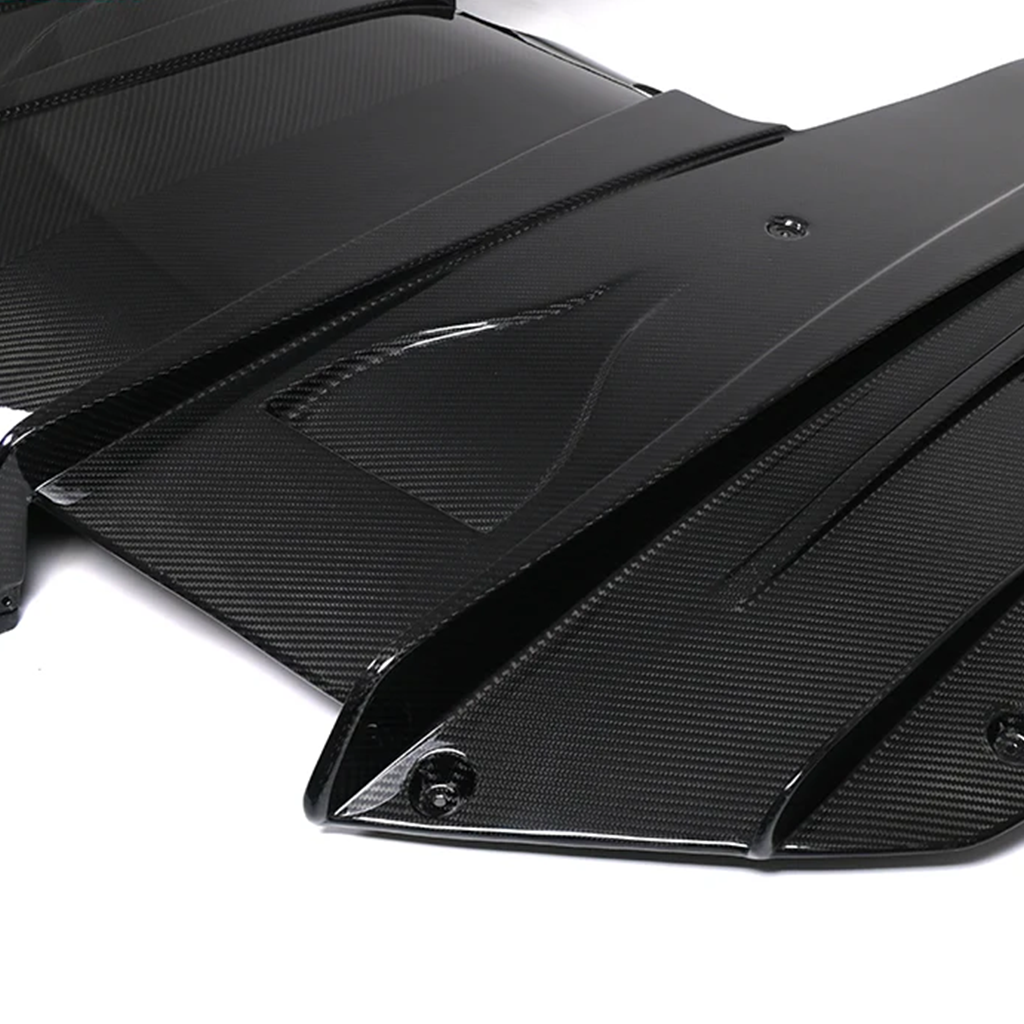 CarbonXtreme BMW G87 M2 N Style Carbon Fiber Rear Diffuser With Underbody Floor