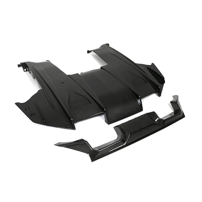 CarbonXtreme BMW G87 M2 N Style Carbon Fiber Rear Diffuser With Underbody Floor
