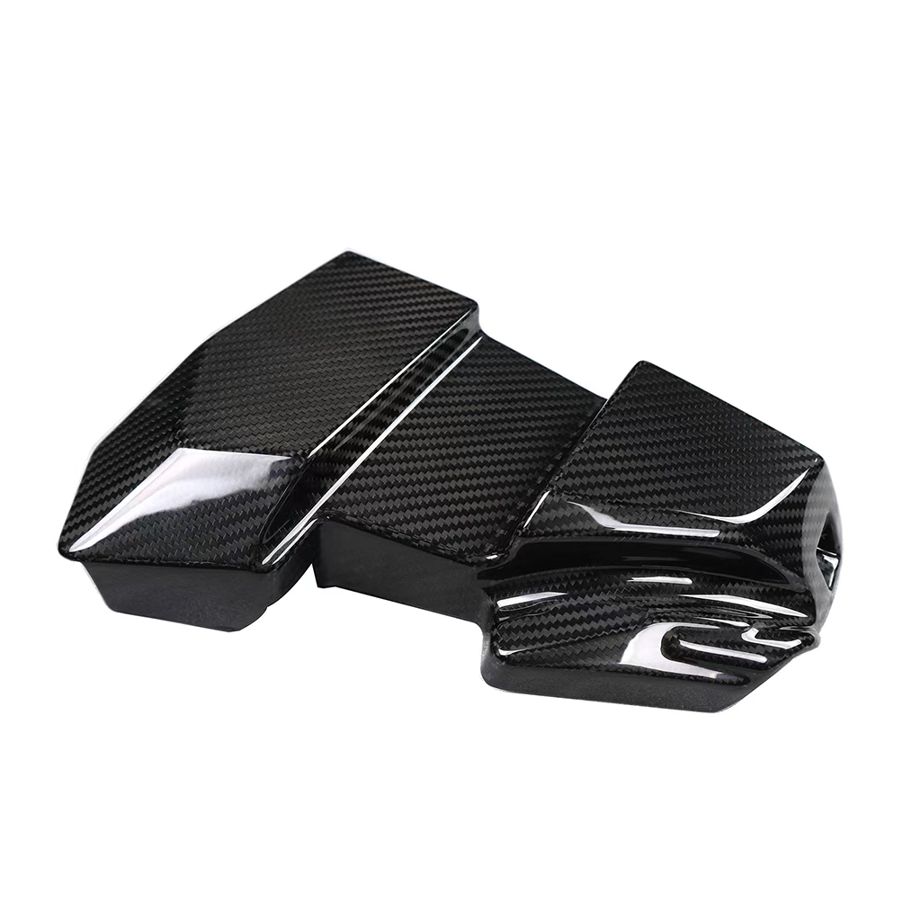 BMW G8X M2 M3 M4 OEM style dry carbon fiber ECU battery terminal cover by CarbonXtreme
