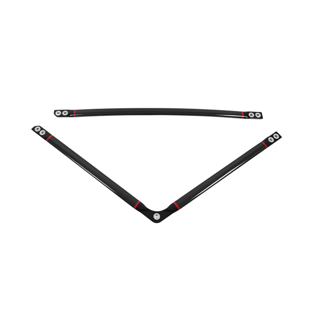 BMW G8X M2 M3 M4 S58 dry carbon fiber engine bay strut bar by CarbonXtreme
