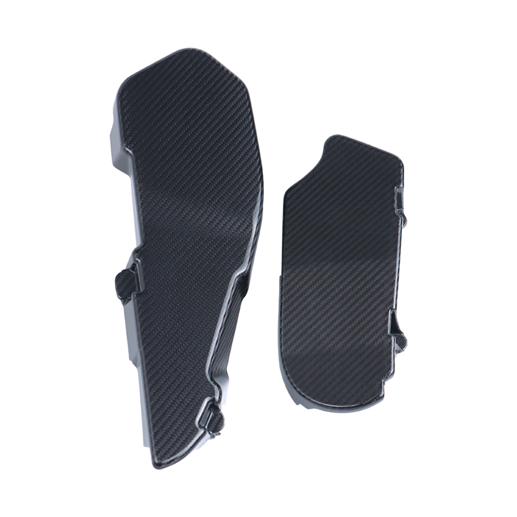 BMW G90 M5 dry carbon fiber ECU battery terminal cover by CarbonXtreme
