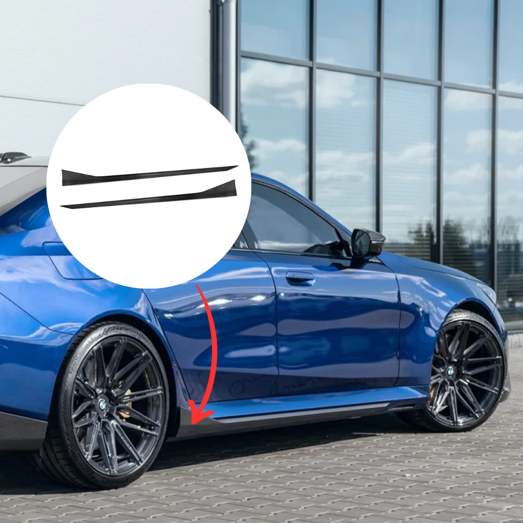 BMW G90 M5 MP Style carbon fiber side skirts by CarbonXtreme
