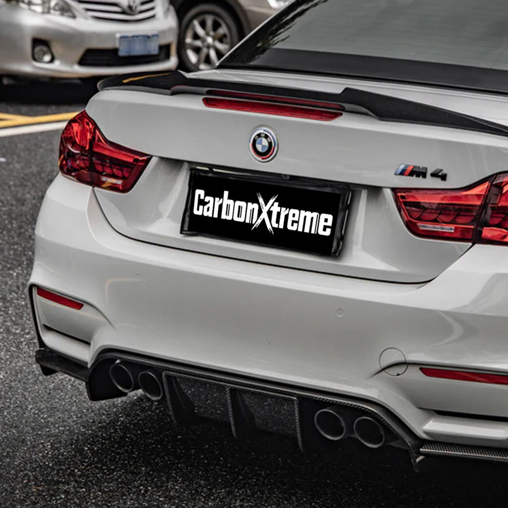 CarbonXtreme BMW M3 F80 M4 F82 V Style Carbon Fiber Rear Diffuser