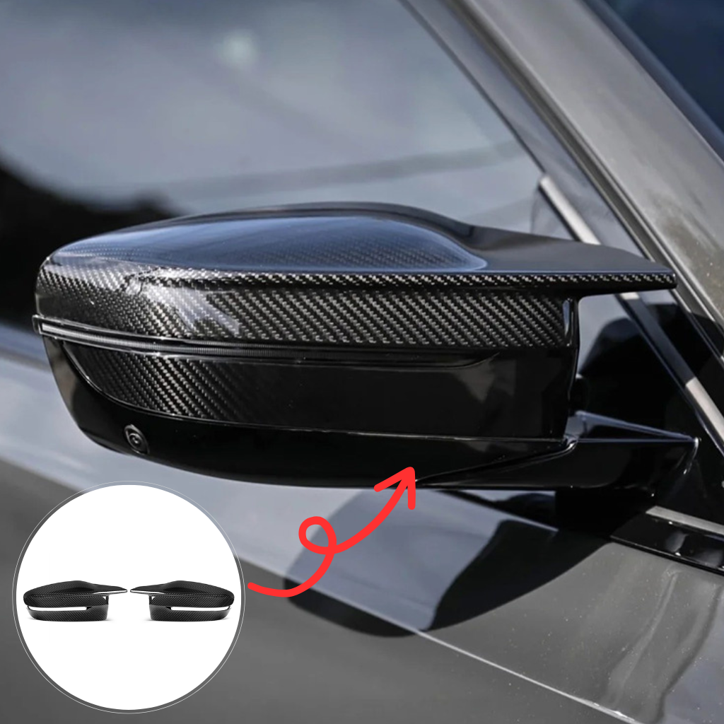 CarbonXtreme BMW M3 G80 M4 G82 Carbon Fiber Mirror Cover OEM Style Left Hand Drive