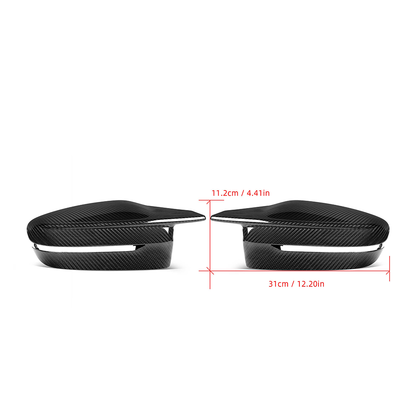 CarbonXtreme BMW M3 G80 M4 G82 Carbon Fiber Mirror Cover OEM Style Left Hand Drive