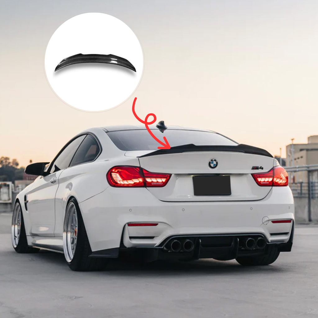 CarbonXtreme BMW M4 F82 PSM Style Rear Wing Carbon Fiber