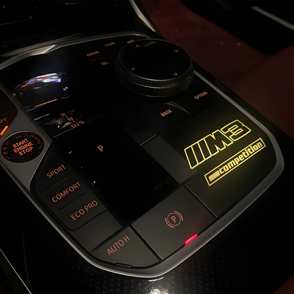 CarbonXtreme BMW M Centre Console Nameplate Badge
