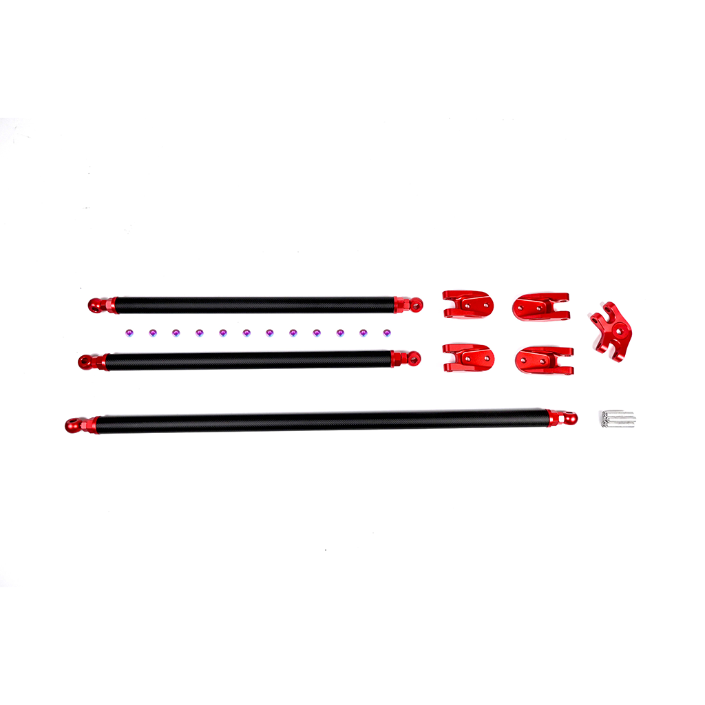 BMW S58 dry carbon fiber strut bar red blue black color options by CarbonXtreme
