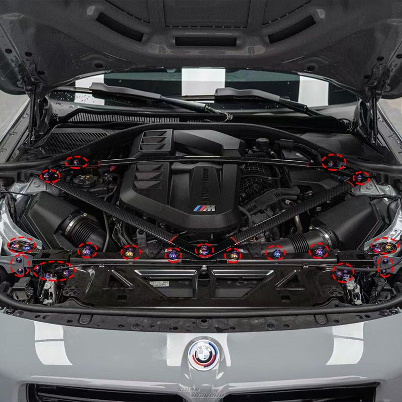 CarbonXtreme BMW V2 G8X M2 M3 M4 Titanium Engine Bay Bolts