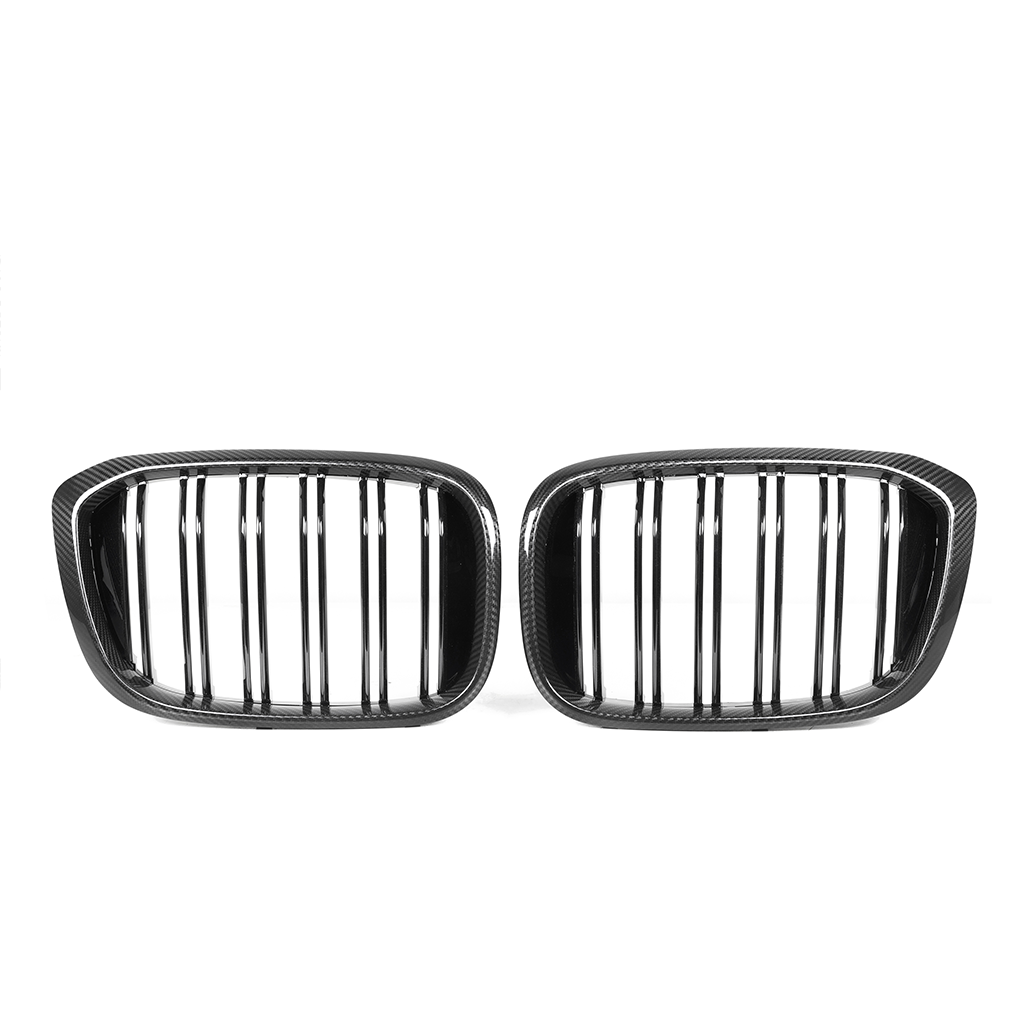 CarbonXtreme BMW X3 G01 X4 G02 Pre-LCI Double Slat Carbon Fiber Front Grilles