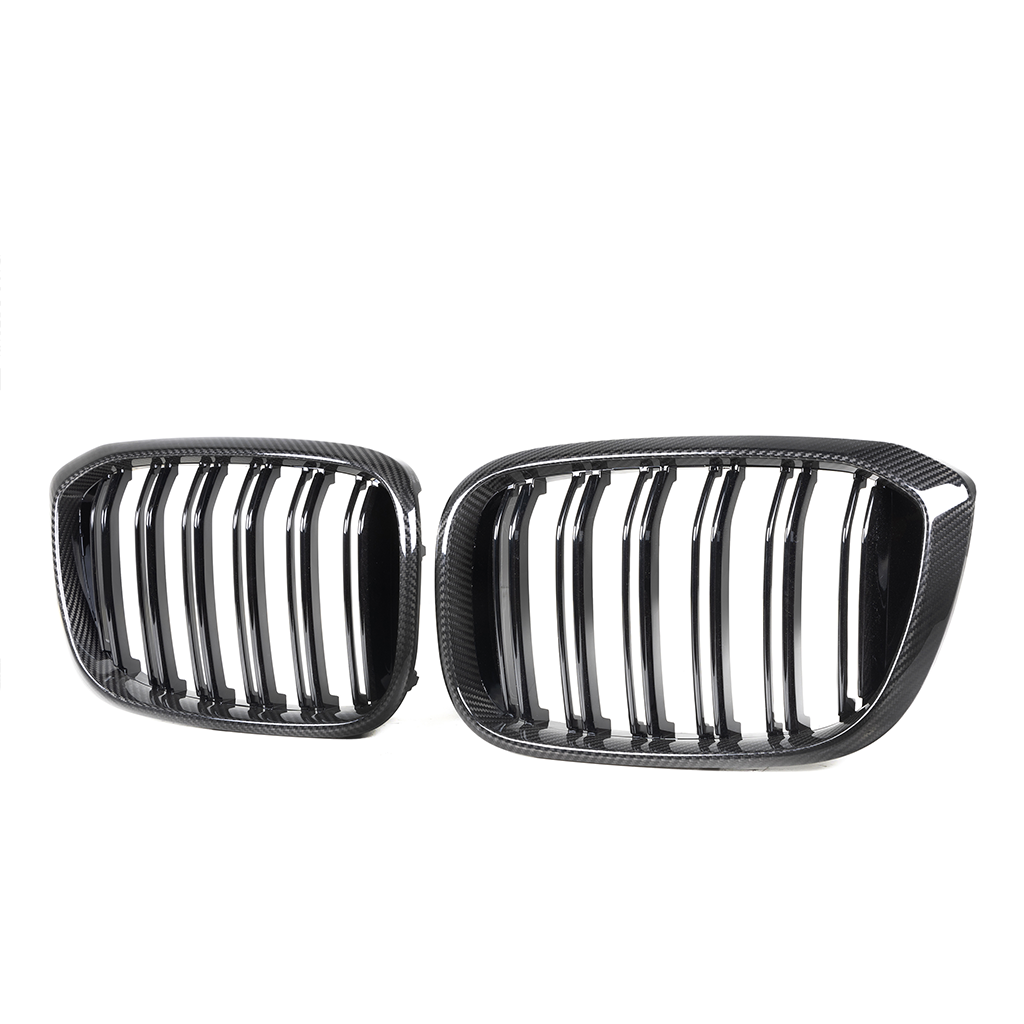 CarbonXtreme BMW X3 G01 X4 G02 Pre-LCI Double Slat Carbon Fiber Front Grilles