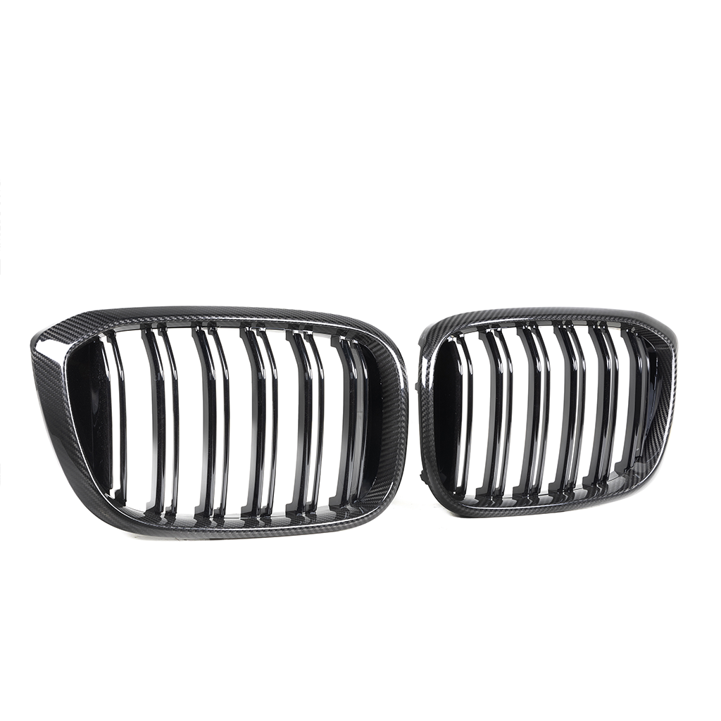 CarbonXtreme BMW X3 G01 X4 G02 Pre-LCI Double Slat Carbon Fiber Front Grilles