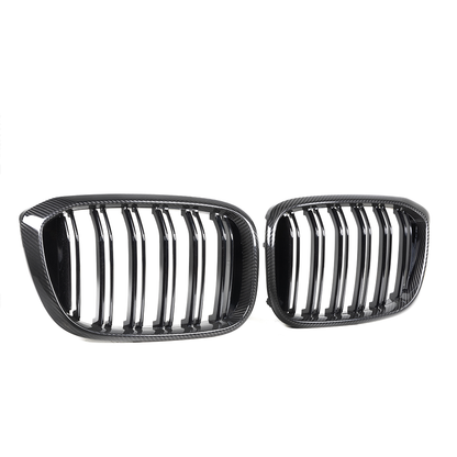 CarbonXtreme BMW X3 G01 X4 G02 Pre-LCI Double Slat Carbon Fiber Front Grilles
