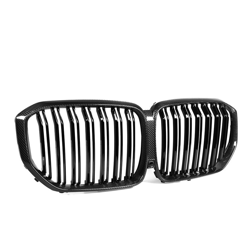 CarbonXtreme BMW X5 G05 Double Slat Carbon Fiber Front Grilles