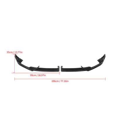 CarbonXtreme BMW X5 G05 LCI MP Style Carbon Fiber Front Lip