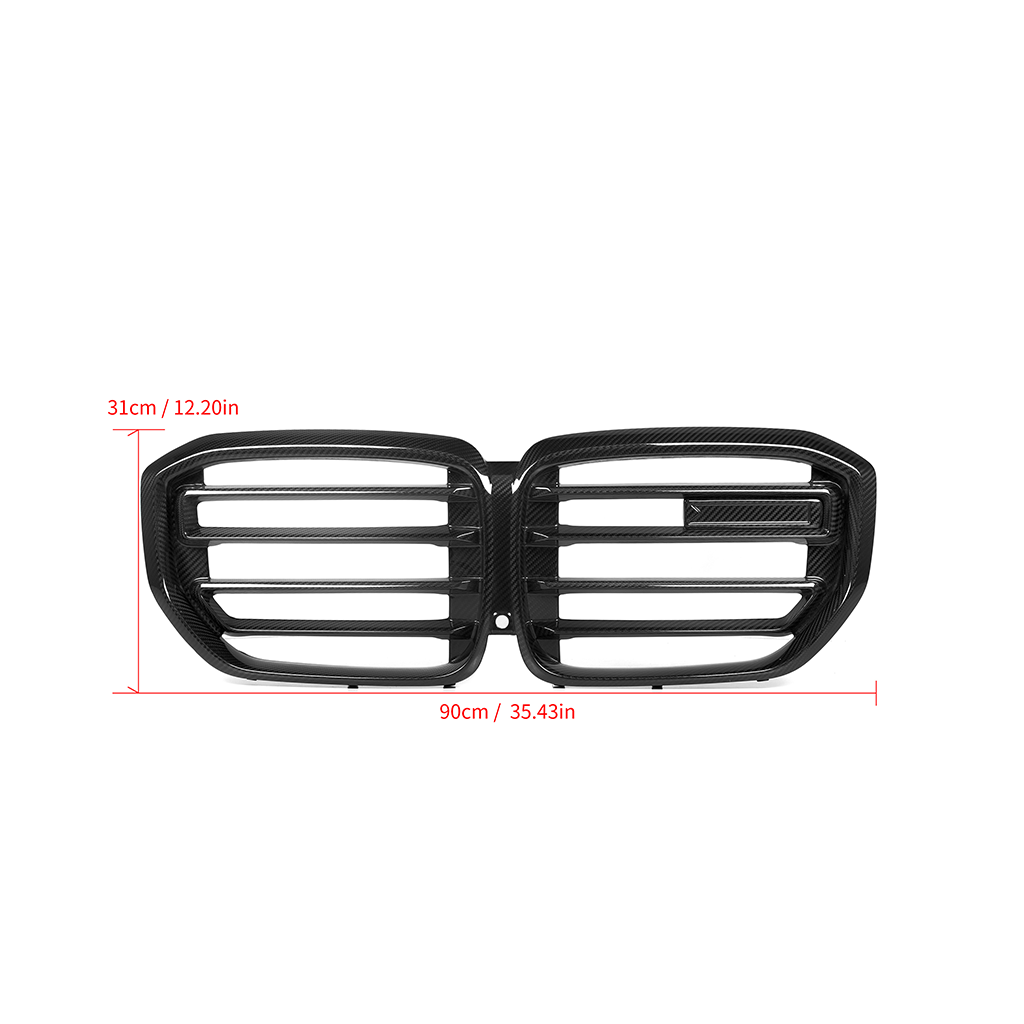 CarbonXtreme BMW X5 G05 LCI X5M Style Carbon Fiber Front Grilles