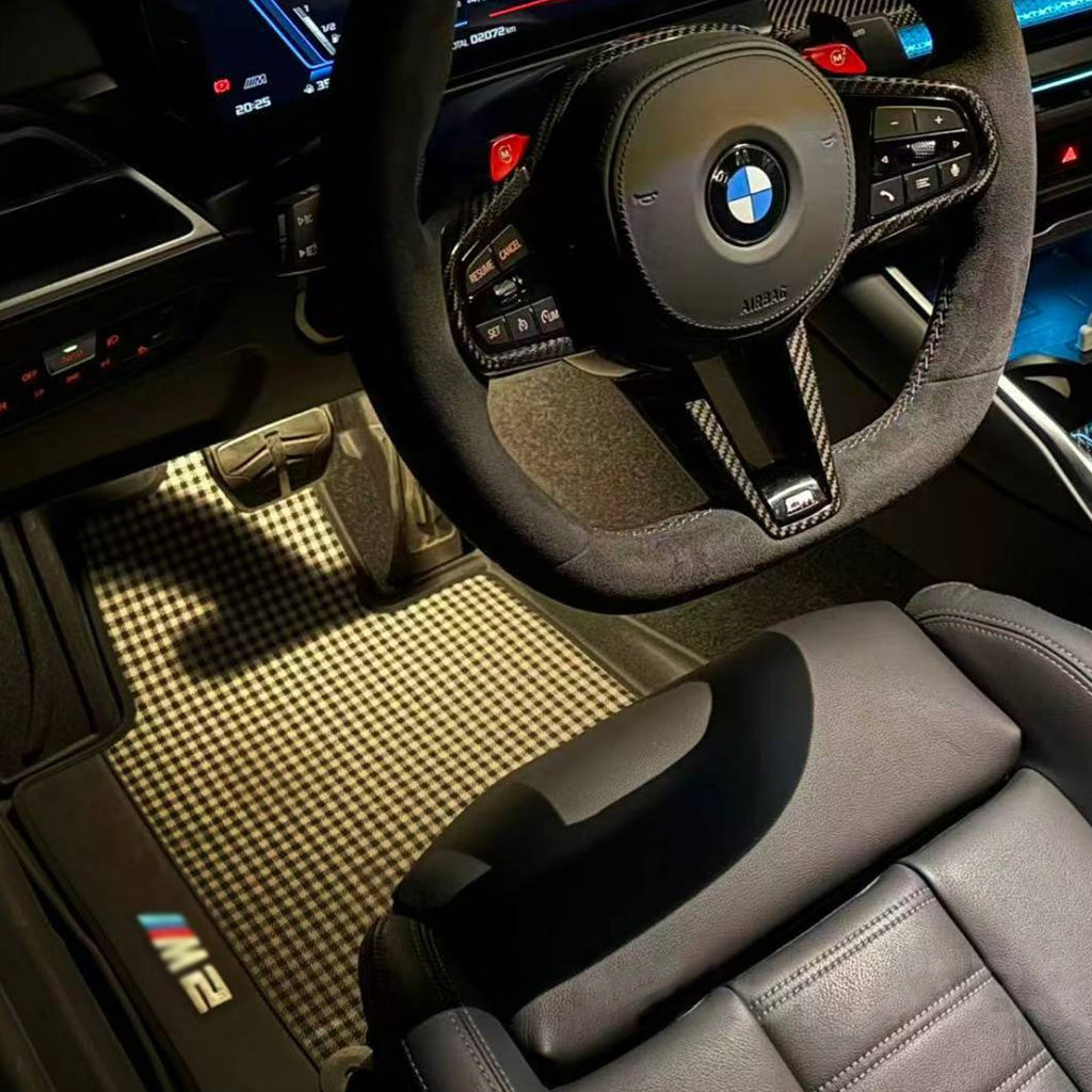 CarbonXtreme Custom Houndstooth Wool Floor Mats