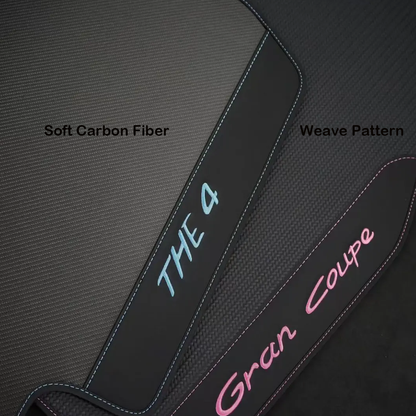 CarbonXtreme Custom Floor Mat Set Soft Carbon Fiber