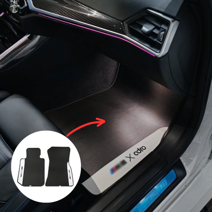 CarbonXtreme Custom Floor Mat Set Soft Carbon Fiber
