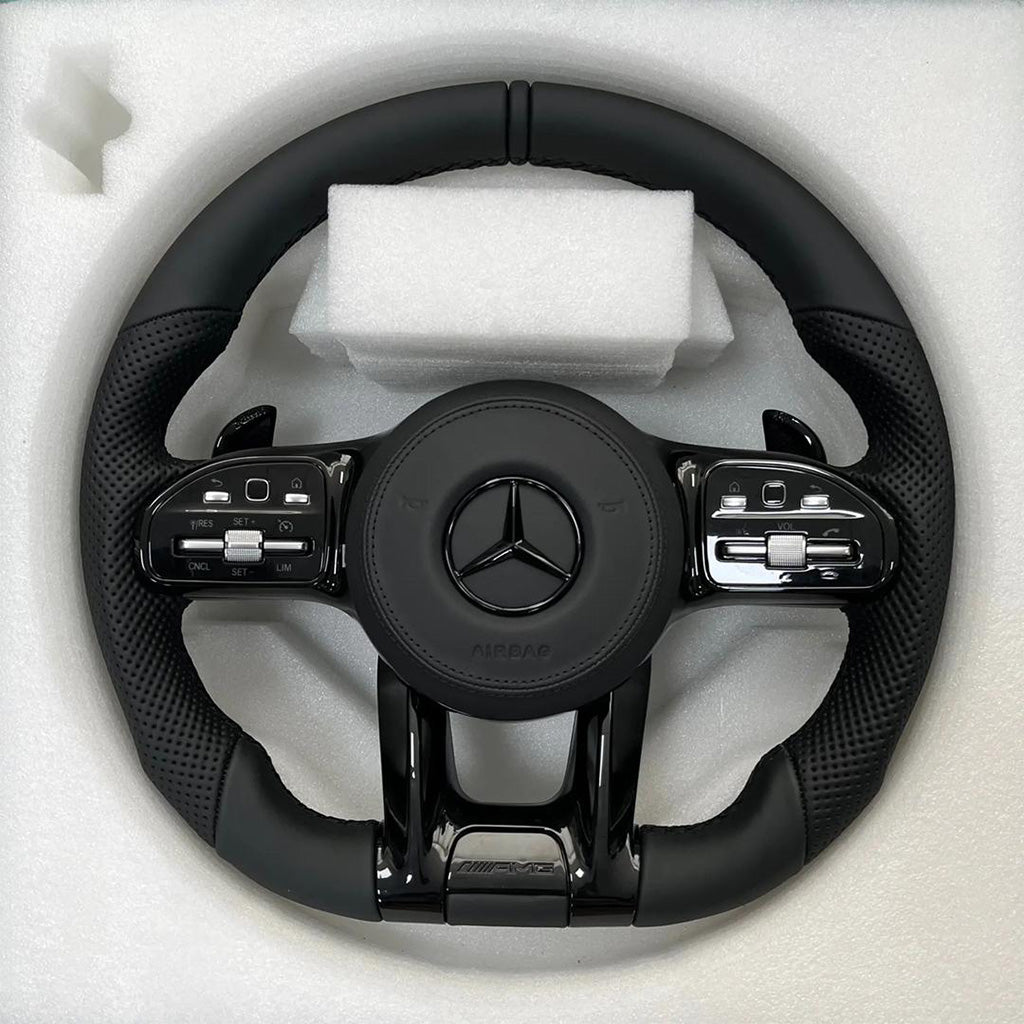 CarbonXtreme Mercedes AMG Style Black Warrior Steering Wheel