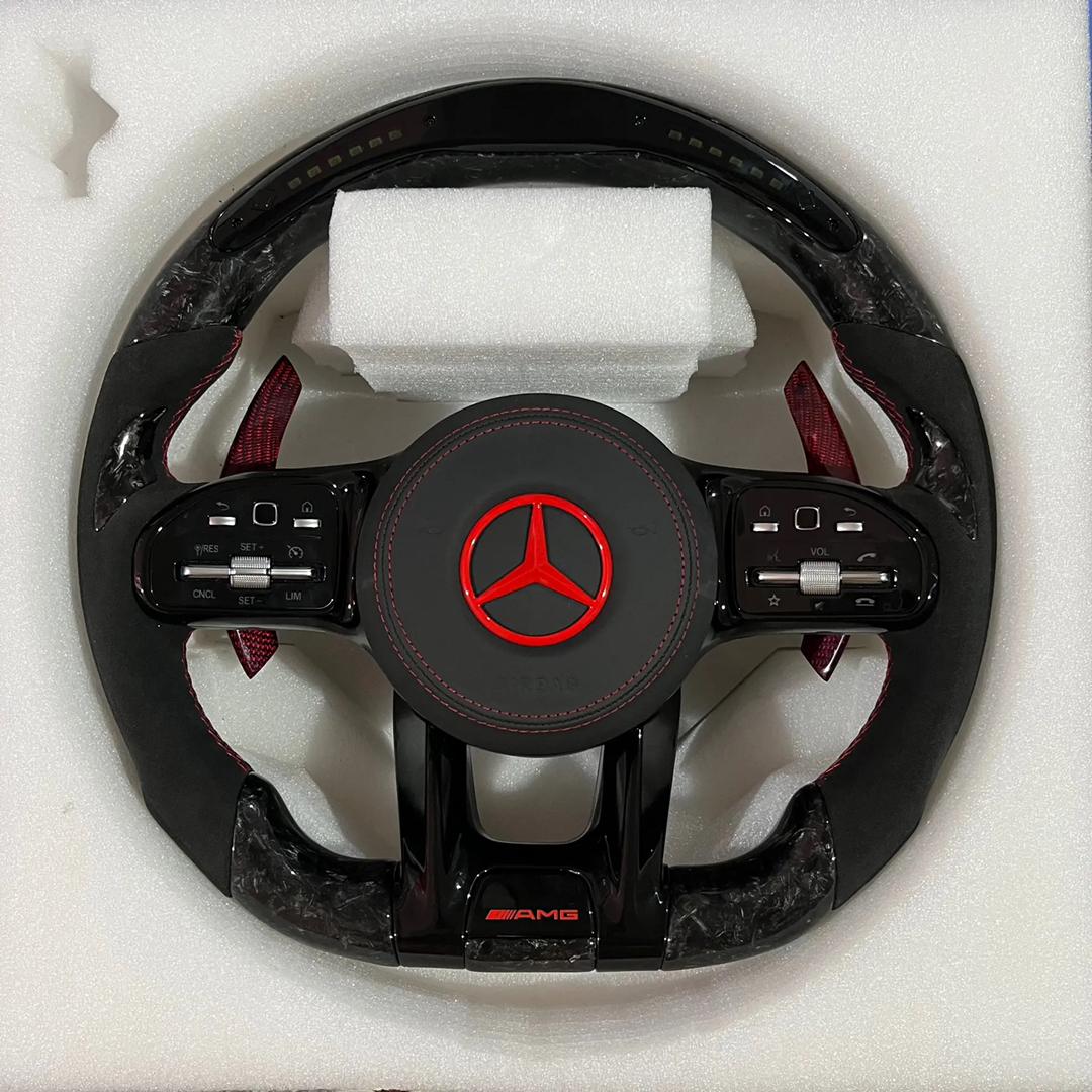 CarbonXtreme Mercedes Forged Carbon Fiber Steering Wheel With LED
