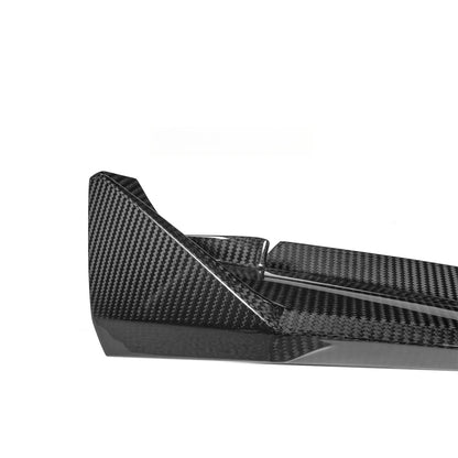 BMW G80 M3 G82 M4 CSL Style carbon fiber front lips by CarbonXtreme
