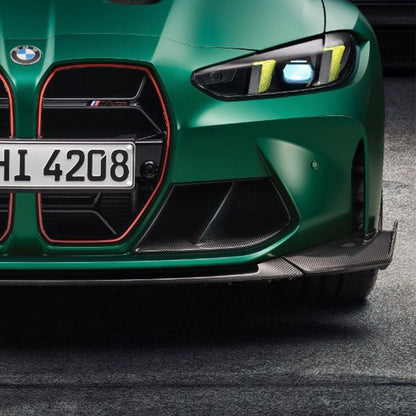 BMW G80 M3 G82 M4 CSL Style carbon fiber front lips by CarbonXtreme
