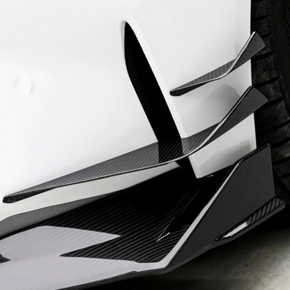 BMW G80 M3 G82 M4 VS Style carbon fiber front canards by CarbonXtreme
