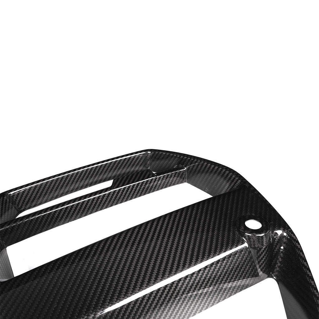 BMW G80 M3 G82 M4 V Style carbon fiber front grille by CarbonXtreme
