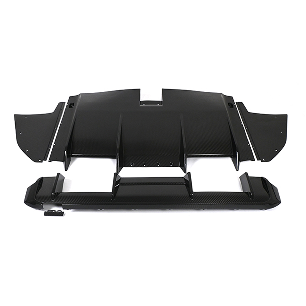 BMW G80 M3 G82 M4 exclusive CarbonXtreme carbon fiber rear diffuser with rear lip
