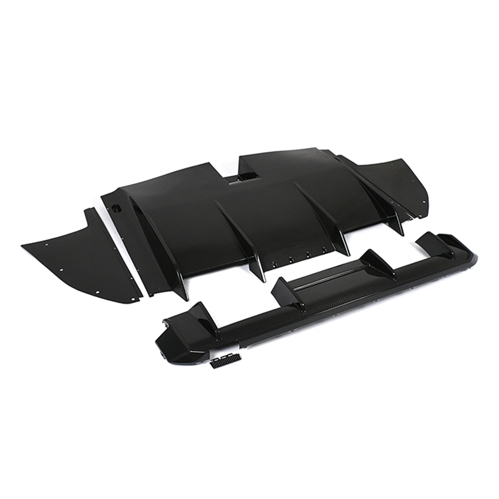BMW G80 M3 G82 M4 exclusive CarbonXtreme carbon fiber rear diffuser with rear lip
