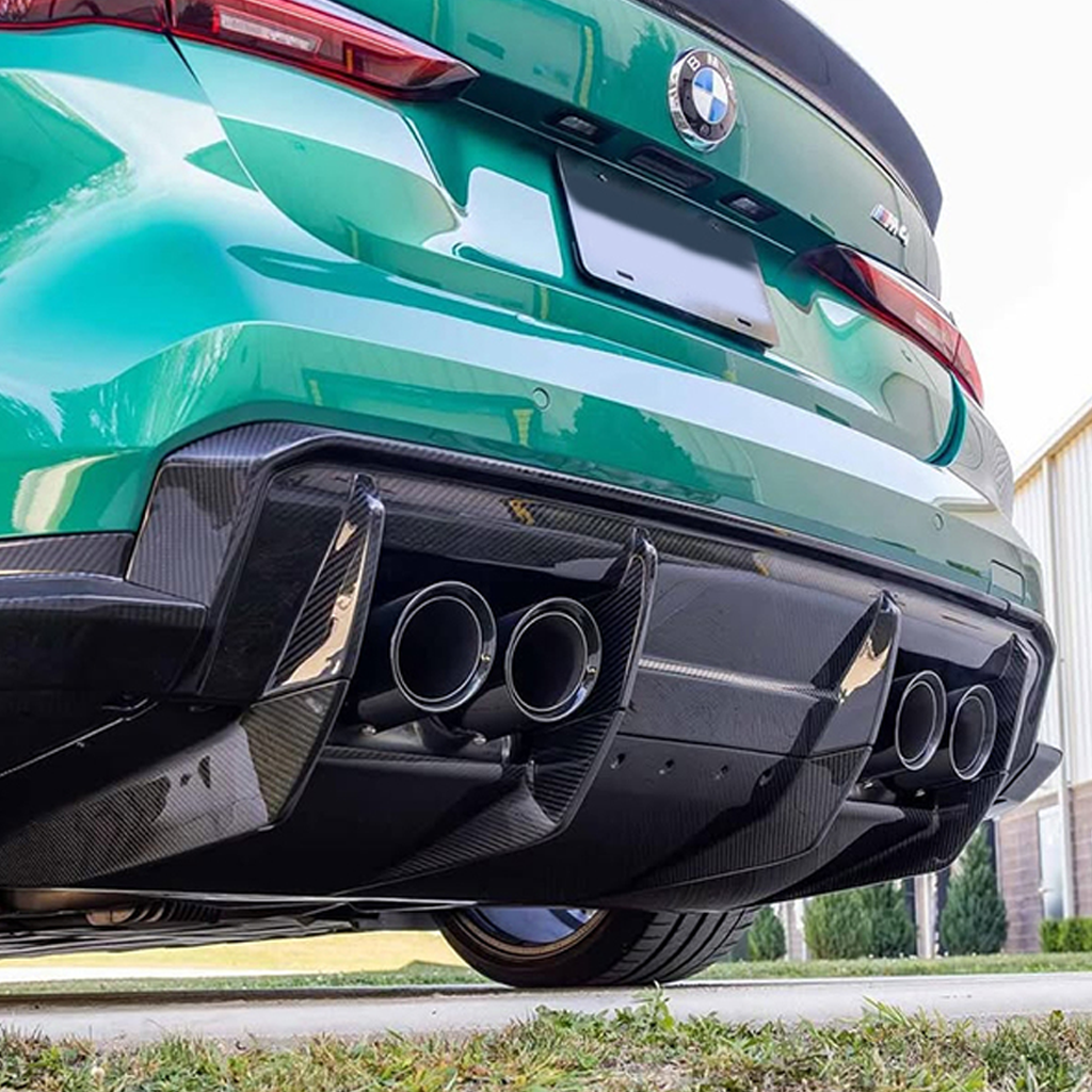 BMW G80 M3 G82 M4 exclusive CarbonXtreme carbon fiber rear diffuser with rear lip
