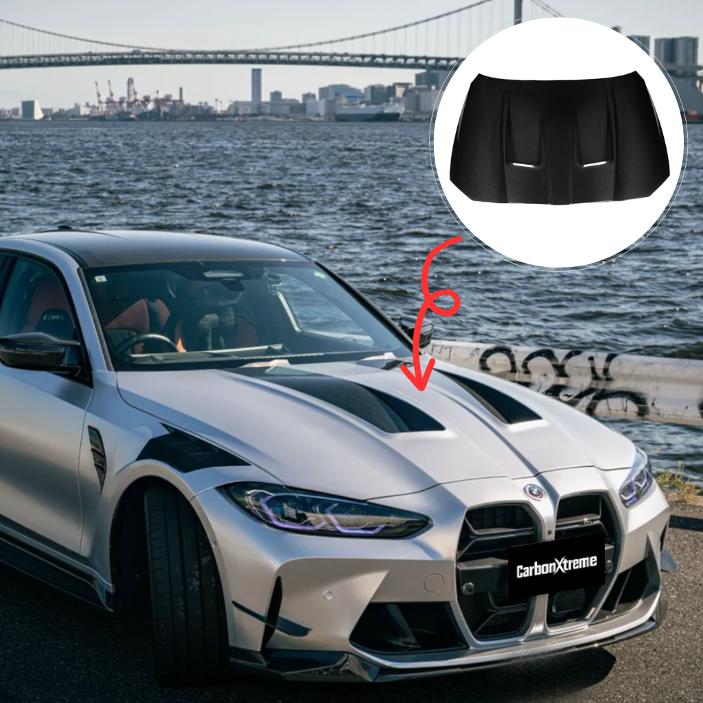 CarbonXtreme BMW G80 M3 G82 M4 N Style Dry Carbon Fiber Hood