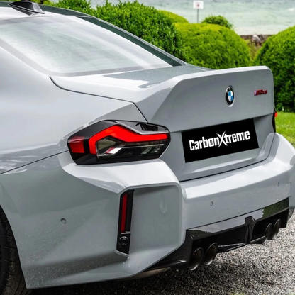 BMW G87 M2 CS Style dry carbon fiber rear trunk by CarbonXtreme
