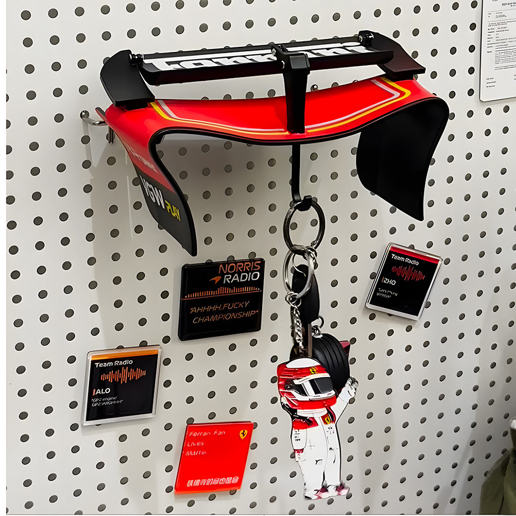 CarbonXtreme Ferrari/Red Bull F1 Spoiler DRS Key Holder